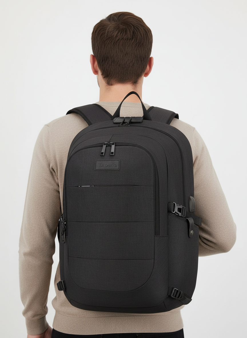 Safepack anti-diefstal laptoprugzak met USB