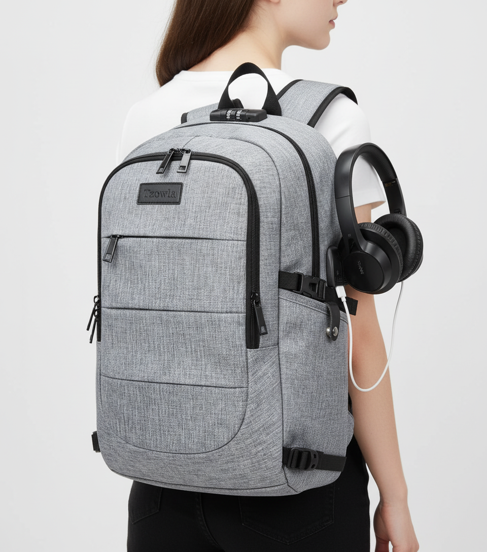Safepack anti-diefstal laptoprugzak met USB