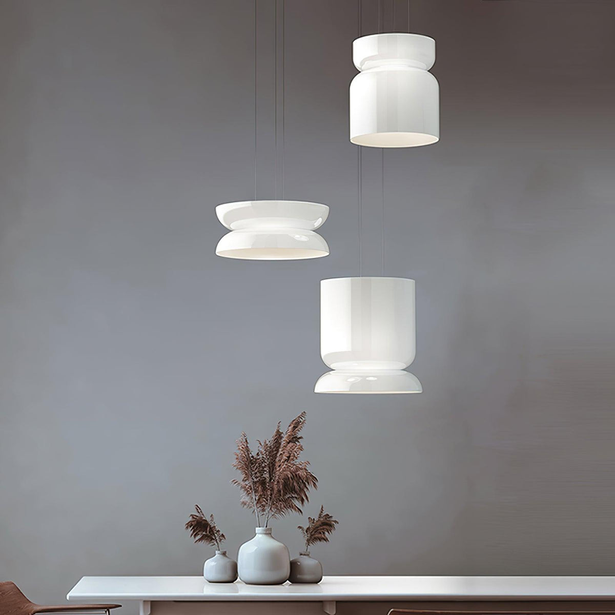 SMD Living moderne glazen LED hanglamp