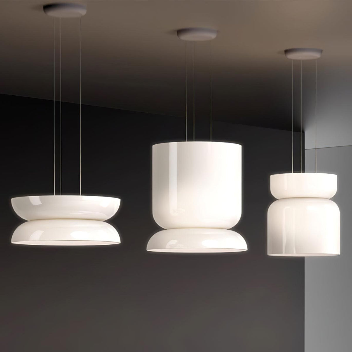 SMD Living moderne glazen LED hanglamp