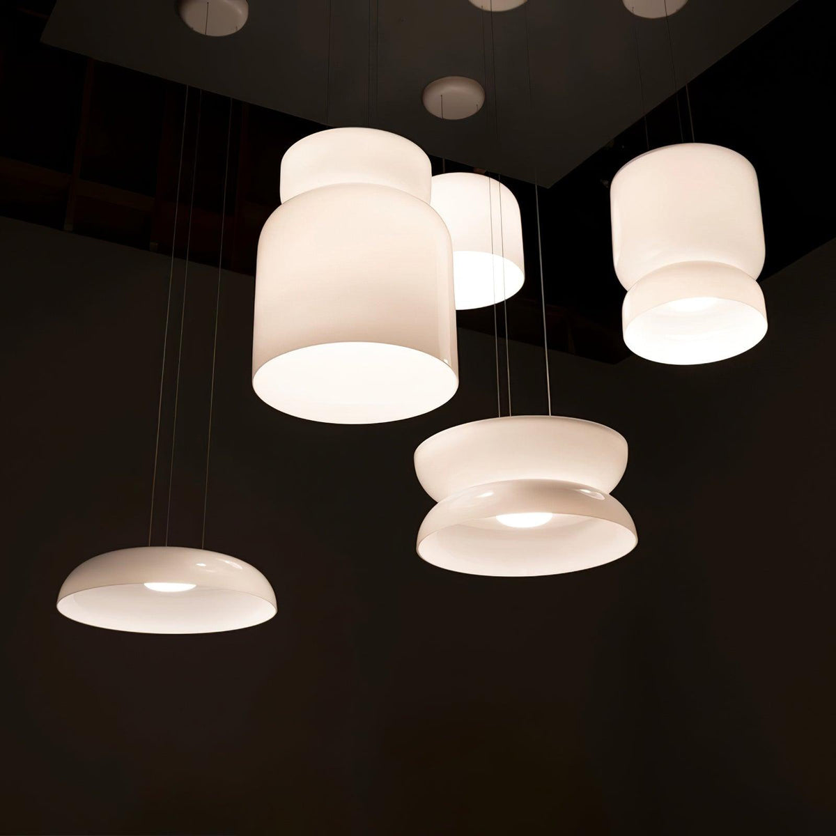 SMD Living moderne glazen LED hanglamp