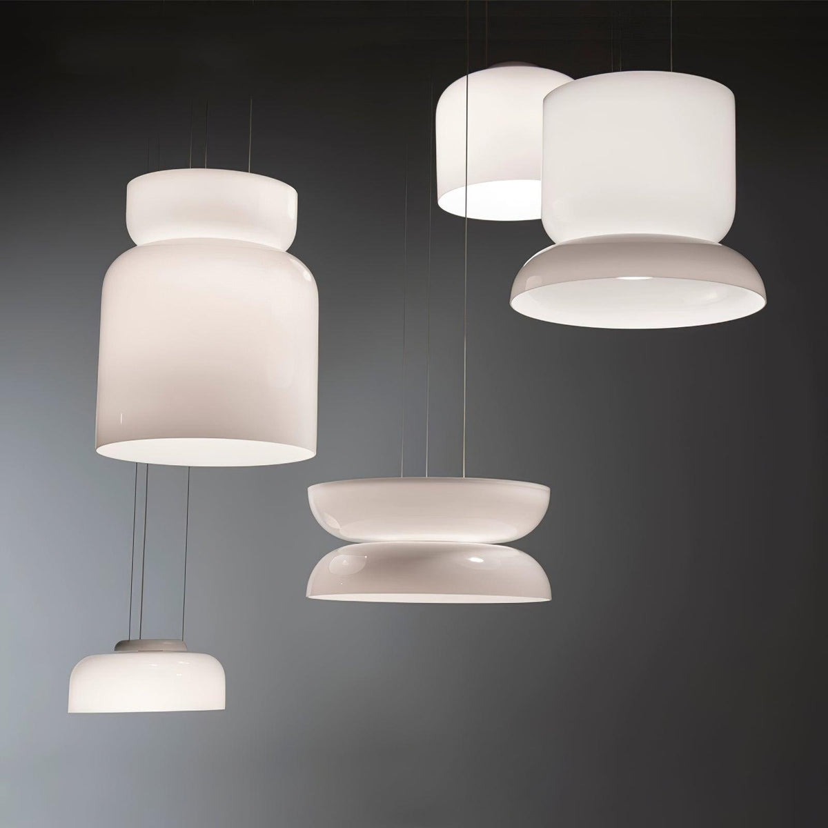 SMD Living moderne glazen LED hanglamp