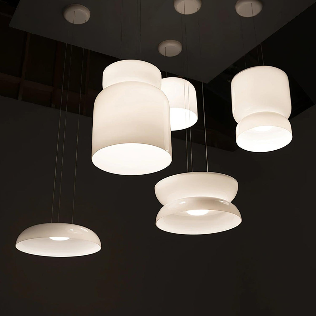 SMD Living moderne glazen LED hanglamp