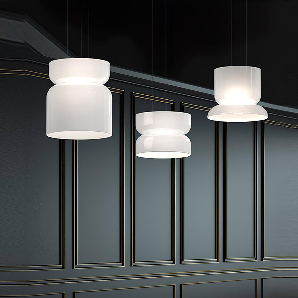 SMD Living moderne glazen LED hanglamp
