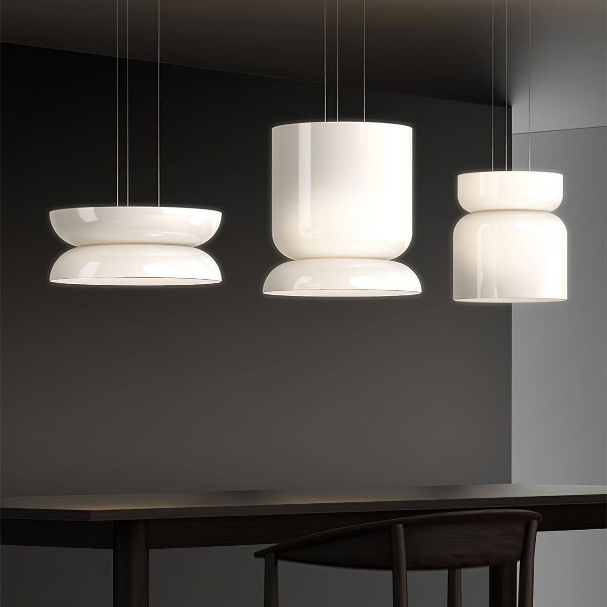 SMD Living moderne glazen LED hanglamp