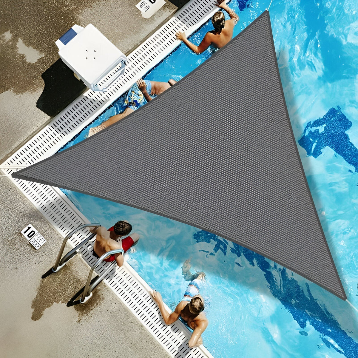 Navando driehoekig schaduwdoek zonnezeil
