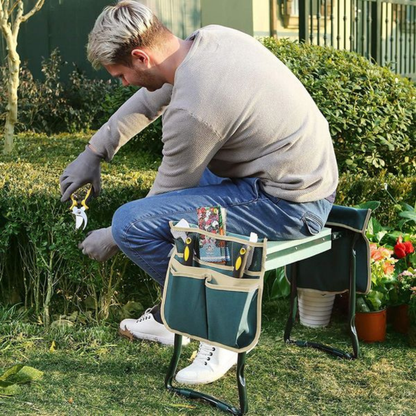 Navando opvouwbare 2-in-1 tuinknieler en tuinstoel