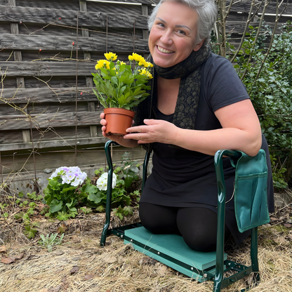 Navando opvouwbare 2-in-1 tuinknieler en tuinstoel