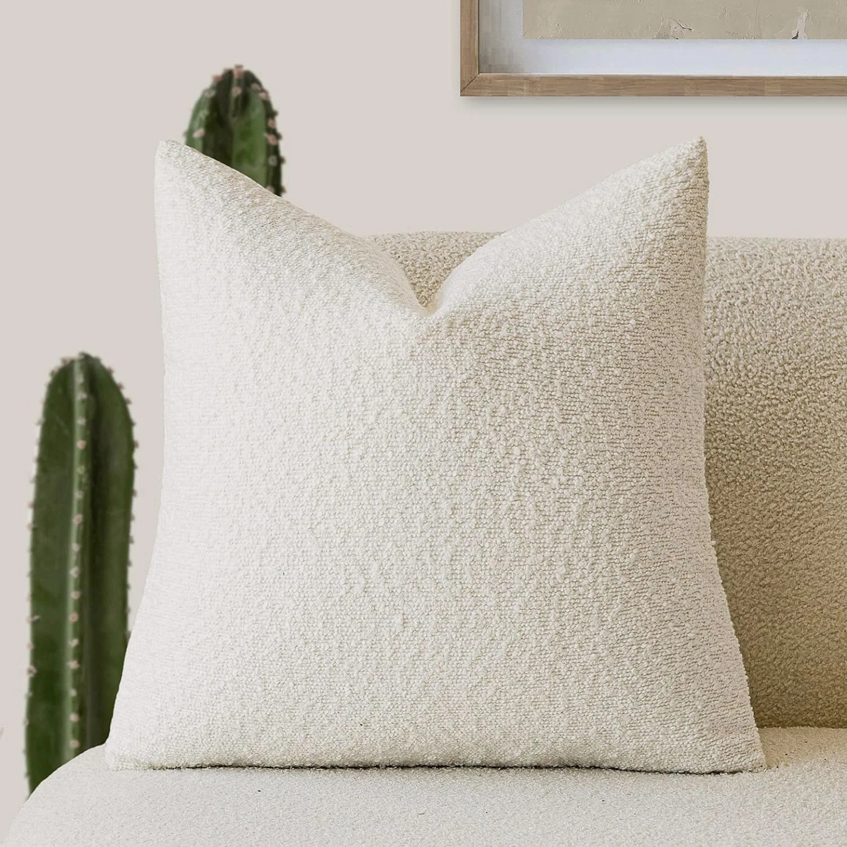 Tulum bouclé kussenhoes