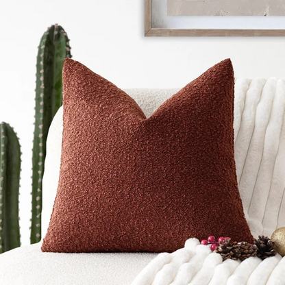 Tulum bouclé kussenhoes