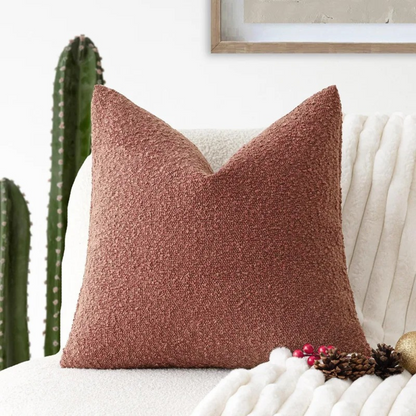Tulum bouclé kussenhoes