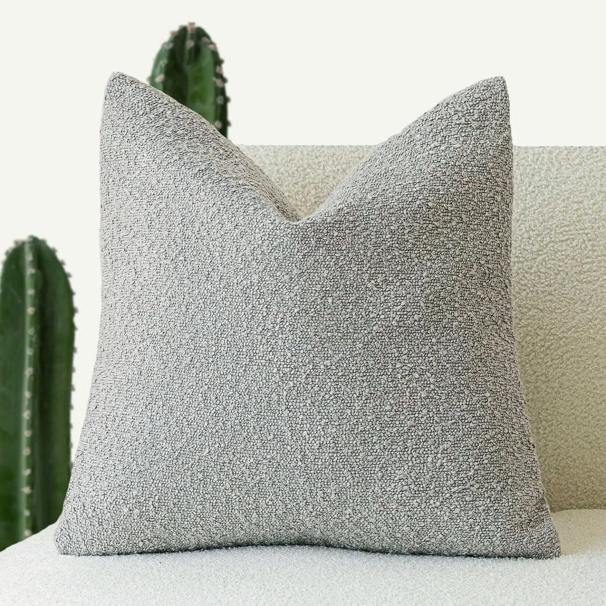 Tulum bouclé kussenhoes