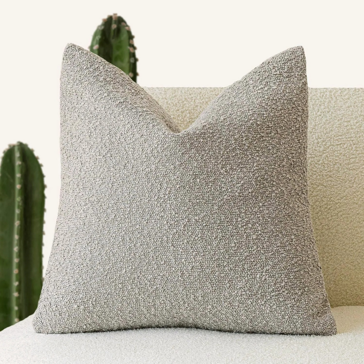 Tulum bouclé kussenhoes