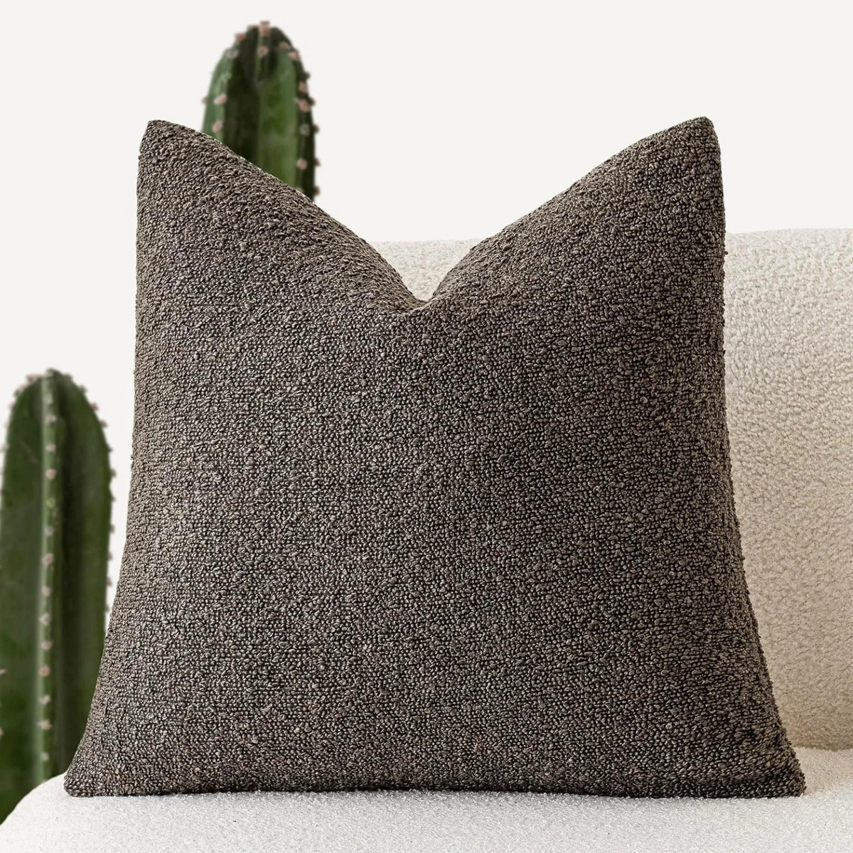Tulum bouclé kussenhoes