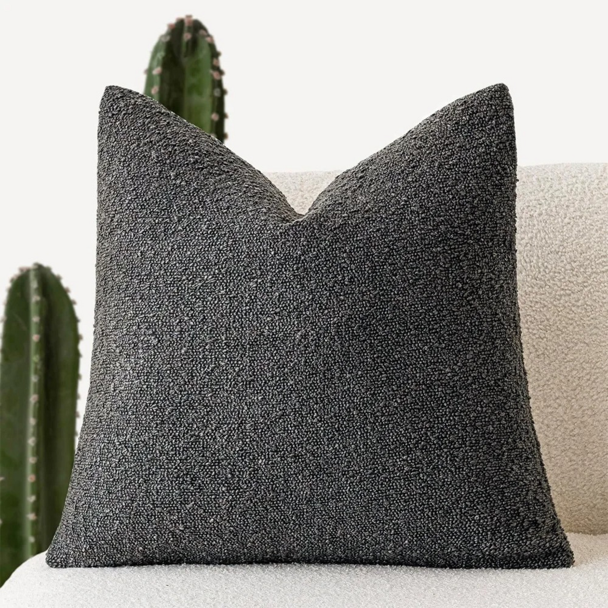 Tulum bouclé kussenhoes