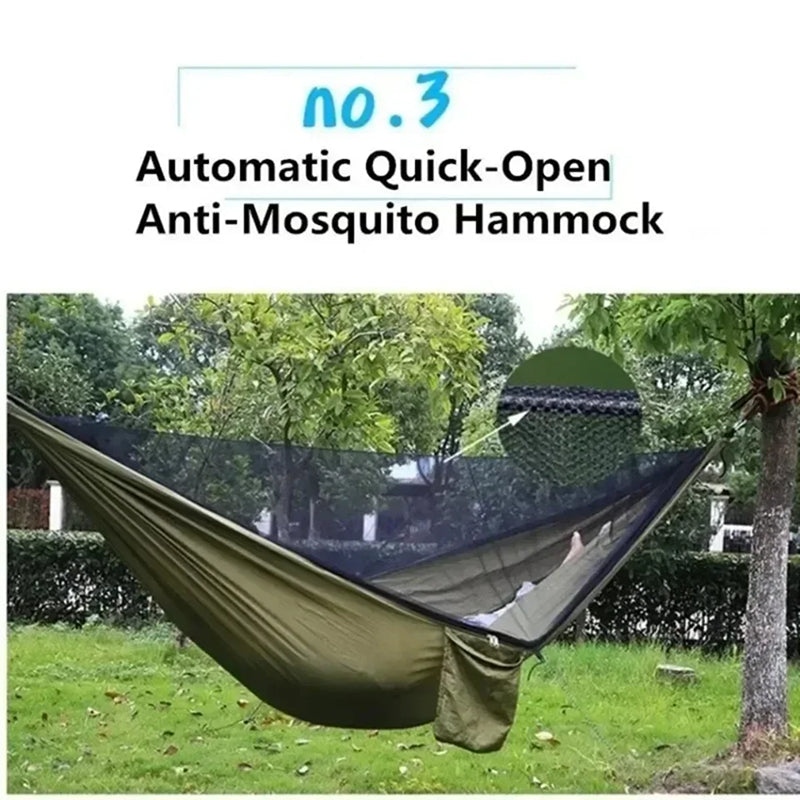 Tweepersoons hangmat met insectennet
