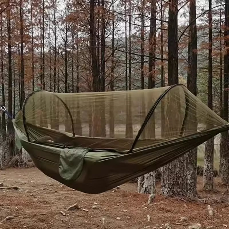 Tweepersoons hangmat met insectennet