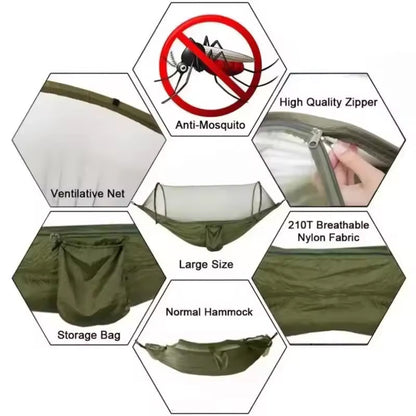 Tweepersoons hangmat met insectennet
