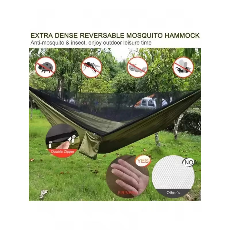 Tweepersoons hangmat met insectennet