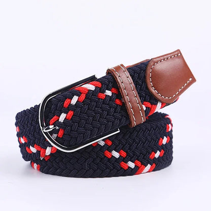 StretchBuckle elastische faux lederen riem