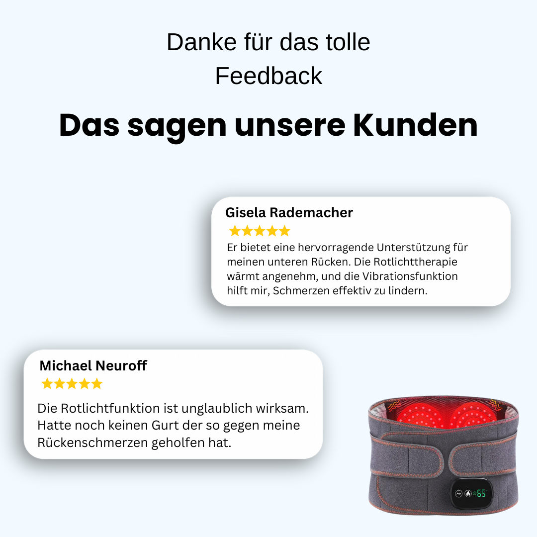 ThermaLum orthopedische rugband met infrarood