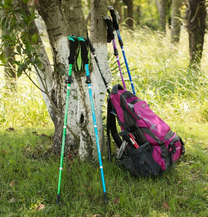 Uitschuifbare telescopische wandelstok