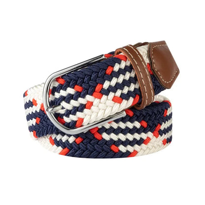 StretchBuckle elastische faux lederen riem
