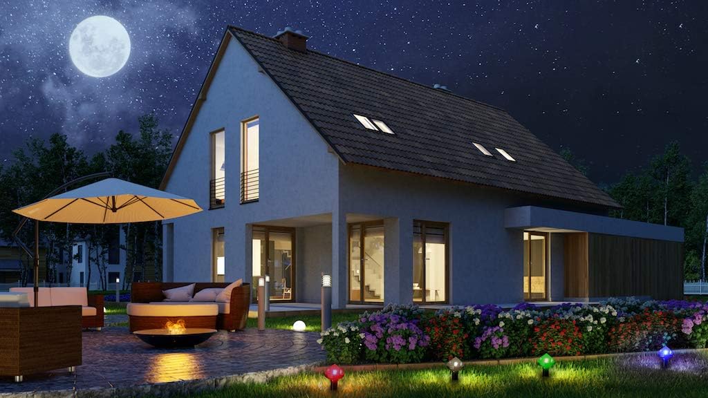 Ultrasone Dierenverjager op Zonne-energie