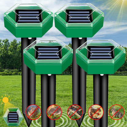 Navando ultrasone mollenverjager op zonne-energie