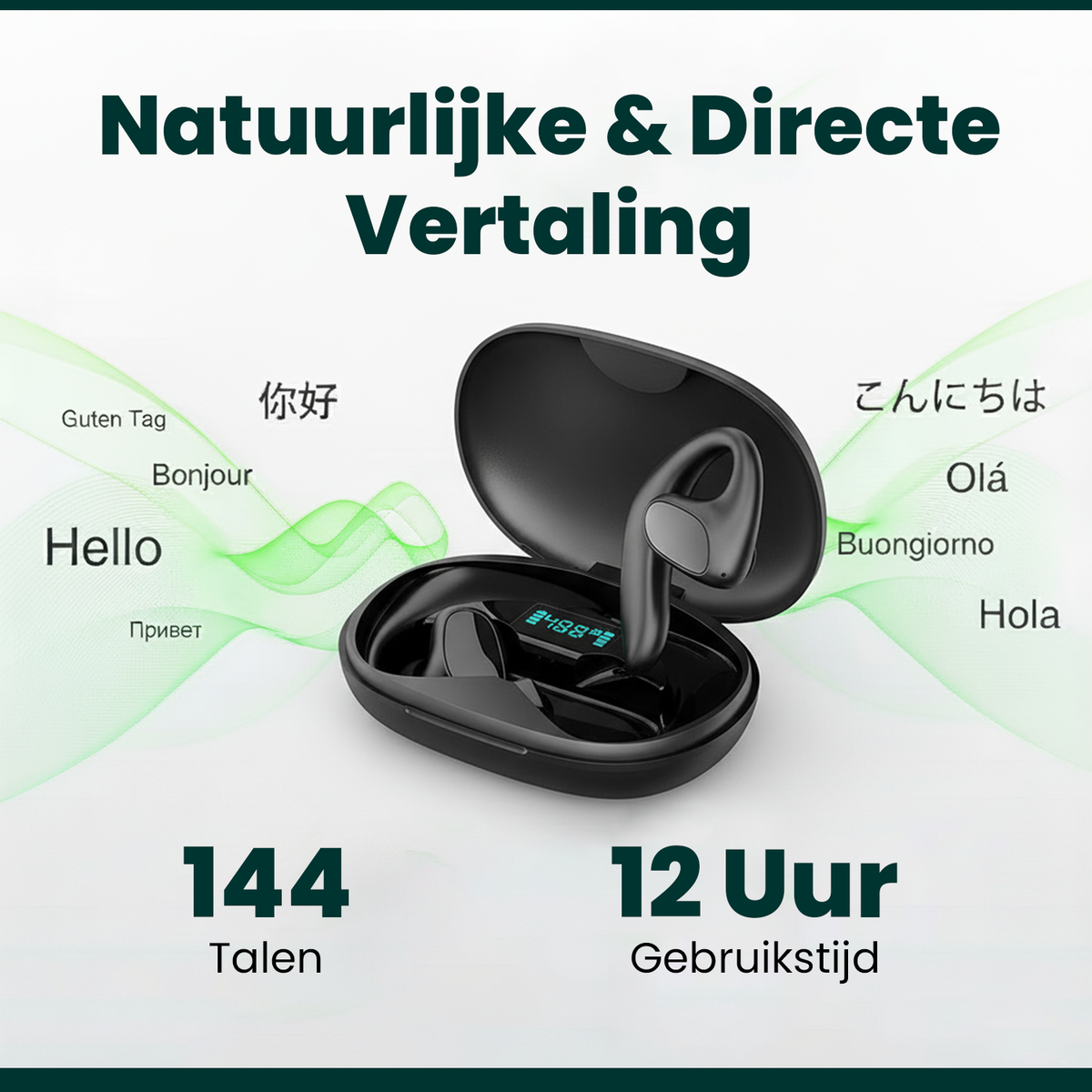 UniTalk Buds draadloze vertaal oordopjes