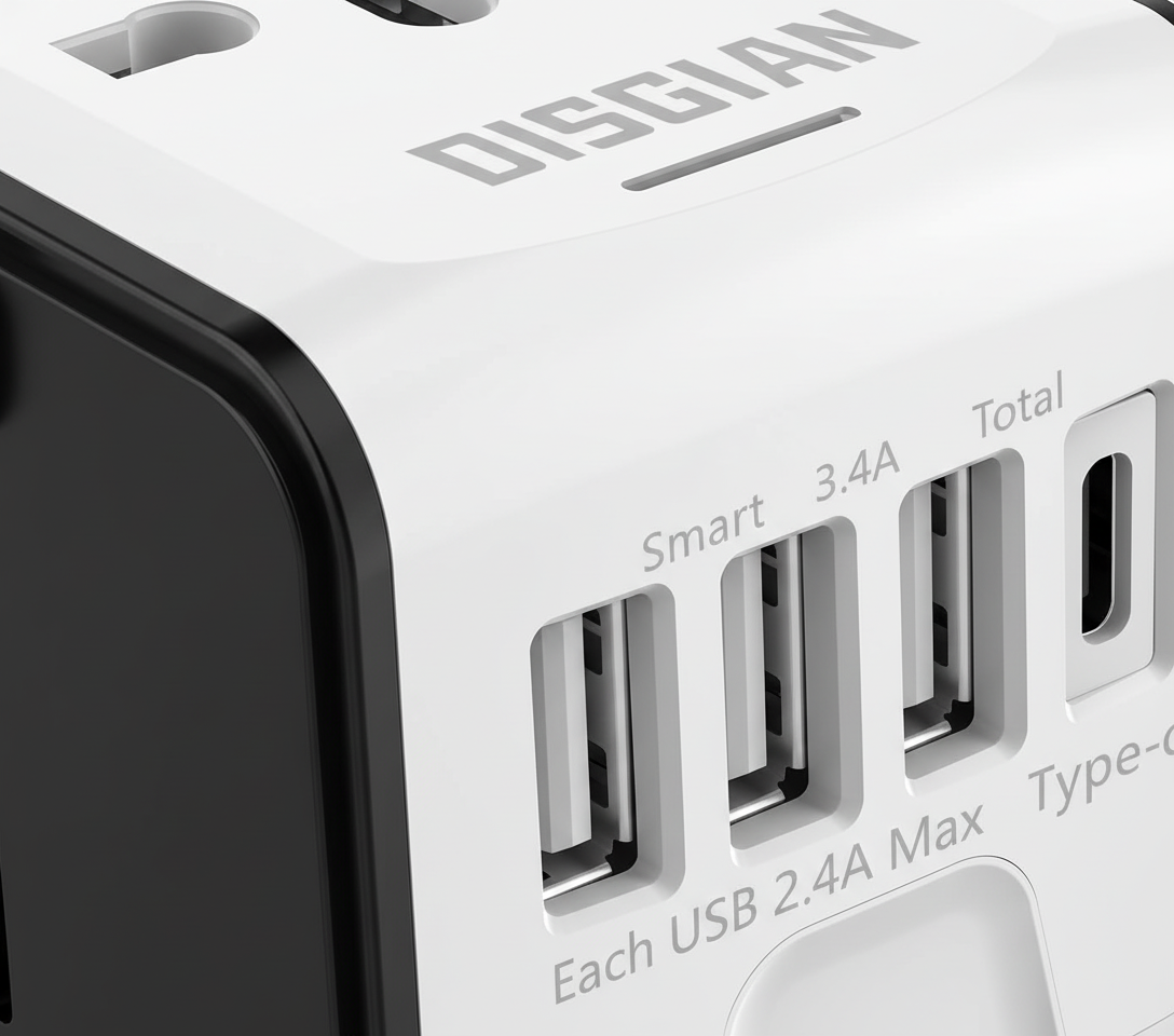TravelGo universele reisadapter