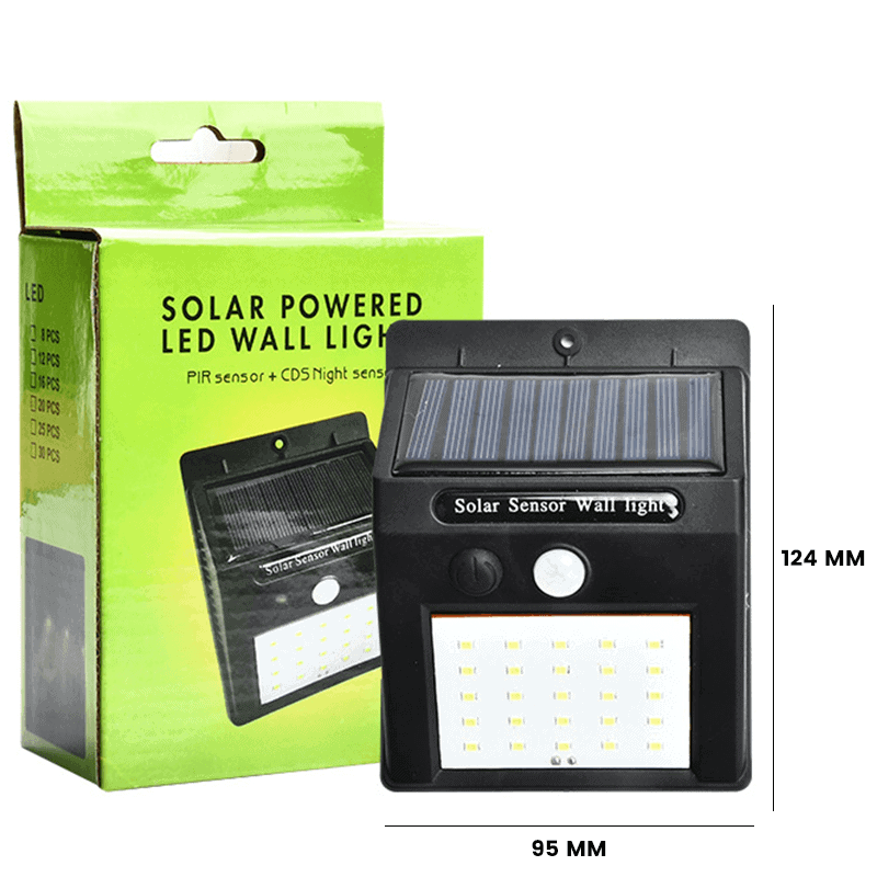 Solarled LED-buitenlamp met bewegingssensor