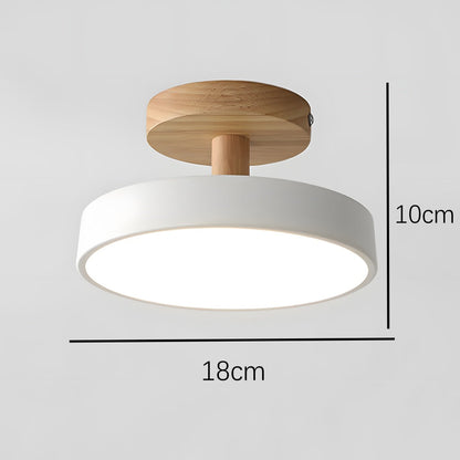 Scandinavische Houten Plafondlamp