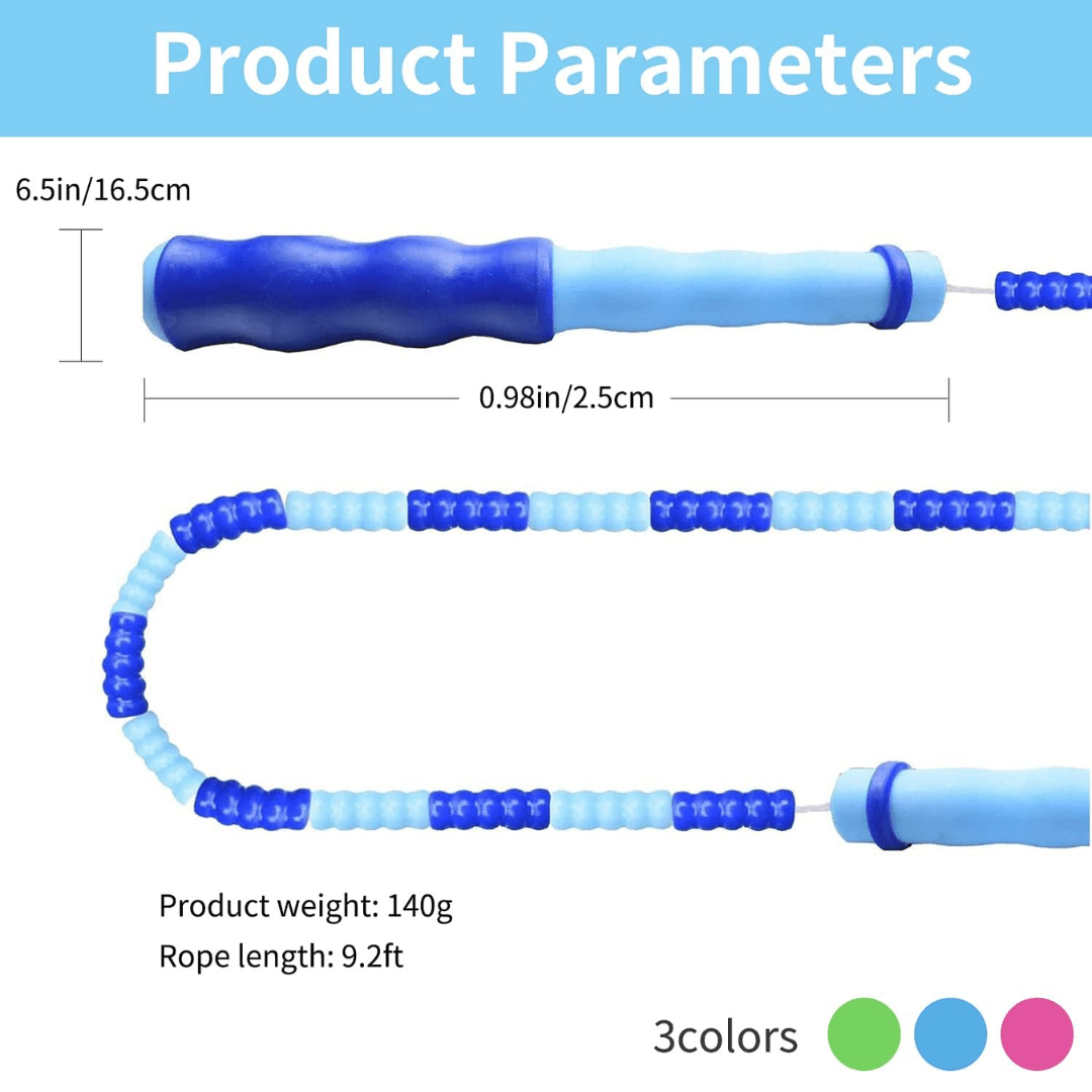 Flexirope verstelbaar kralenspringtouw