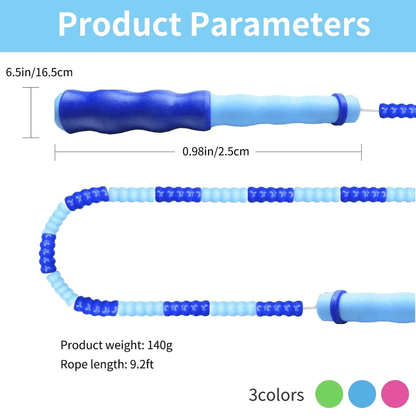 Flexirope verstelbaar kralenspringtouw
