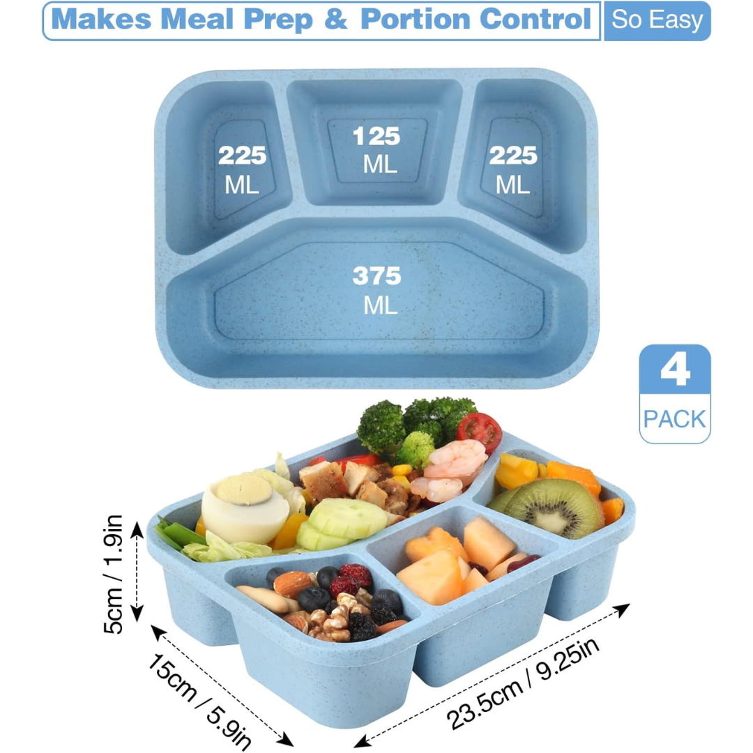 BentoBox Pro herbruikbare snackdoos 4-pack