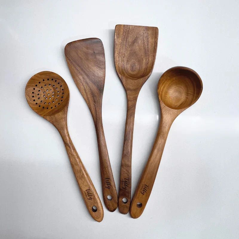 RustiCook natuurlijke houten keukenset
