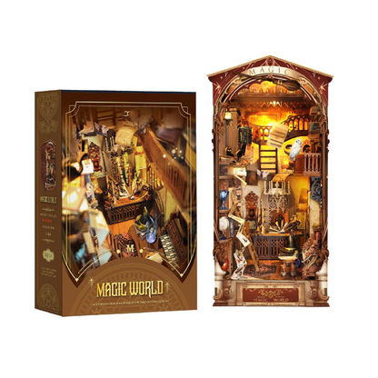 MysticBook doe-het-zelf houten boekenhoek
