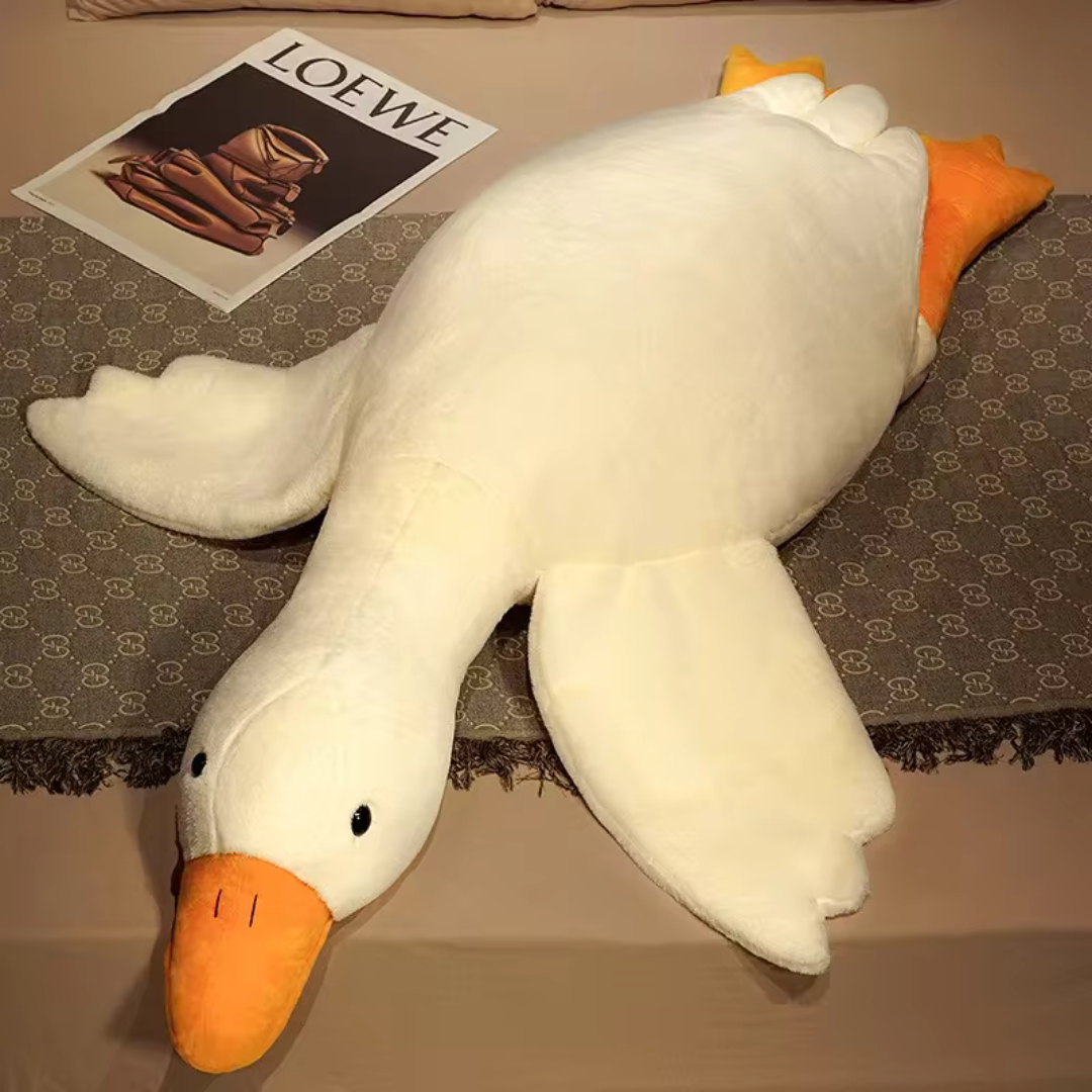 GooseHaven pluche ganzenkussen