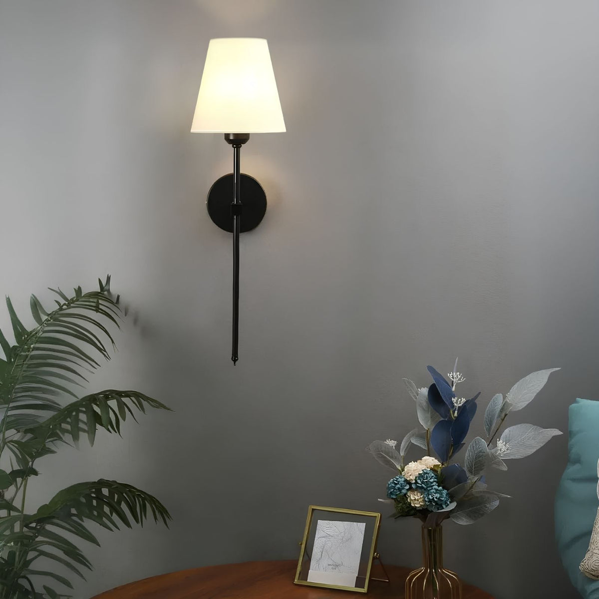 Klassieke draadloze vintage wandlamp