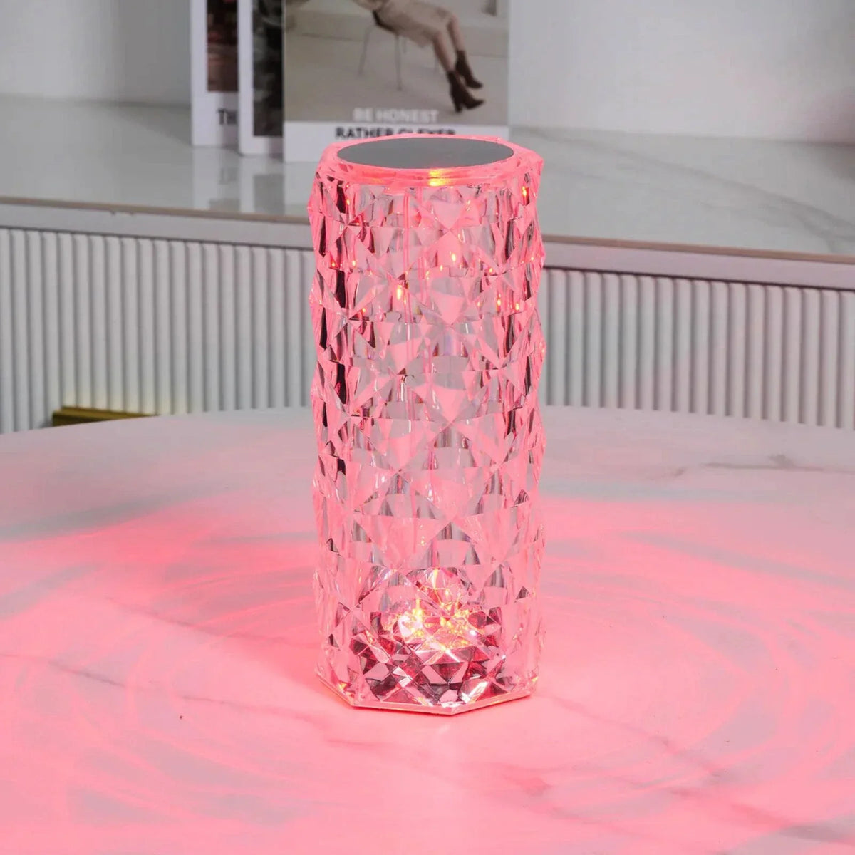 Lumio Baso Sparkling Crystal Touch tafellamp