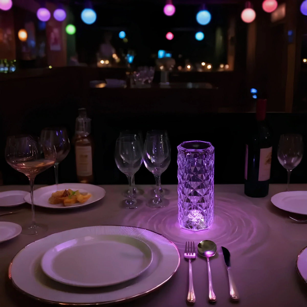 Lumio Baso Sparkling Crystal Touch tafellamp