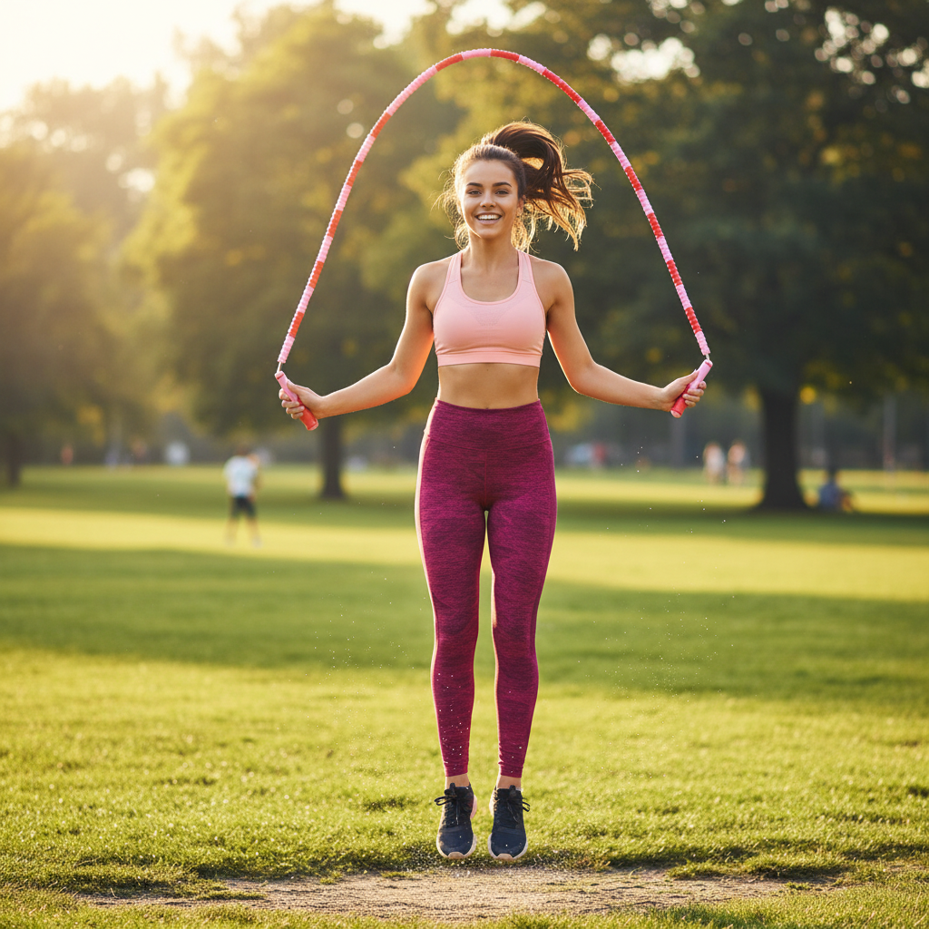 Flexirope verstelbaar kralenspringtouw