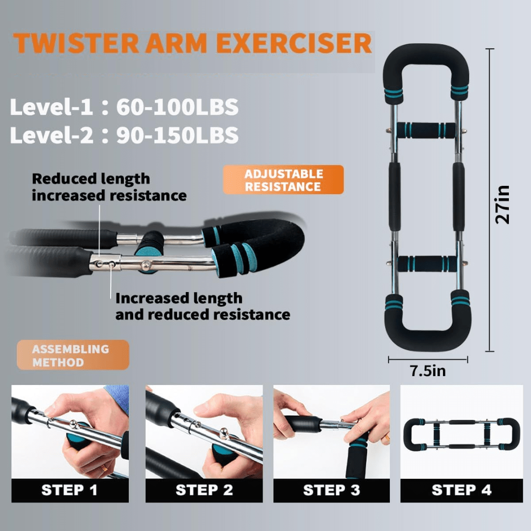 TwisterFlex verstelbare trainingsstang