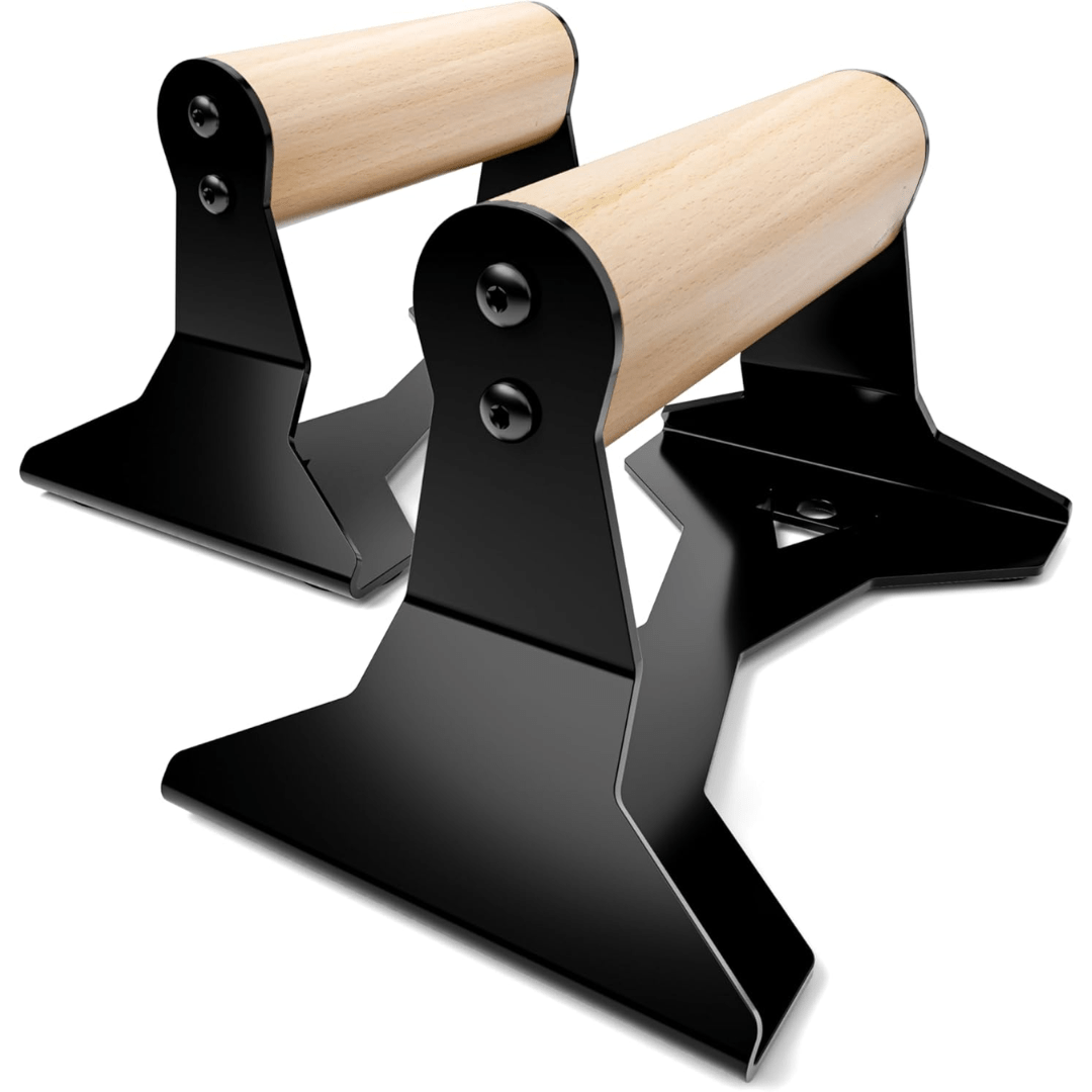 POWERGRIP ergonomische houten parallettes