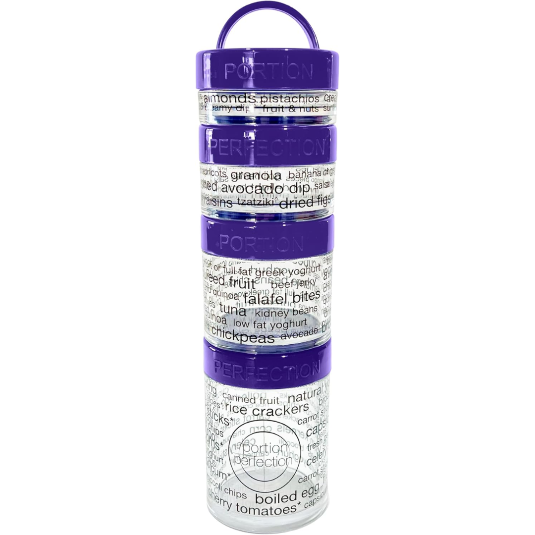 Stapelbare 100-Calorie portiecontrole containers