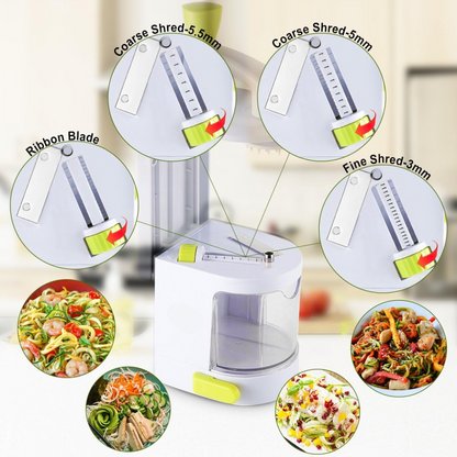 4-in-1 Zware Groentespiraalsnijder