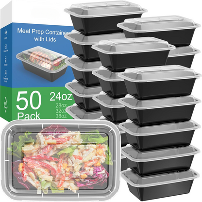 Herbruikbare maaltijd prep containers 50-pack