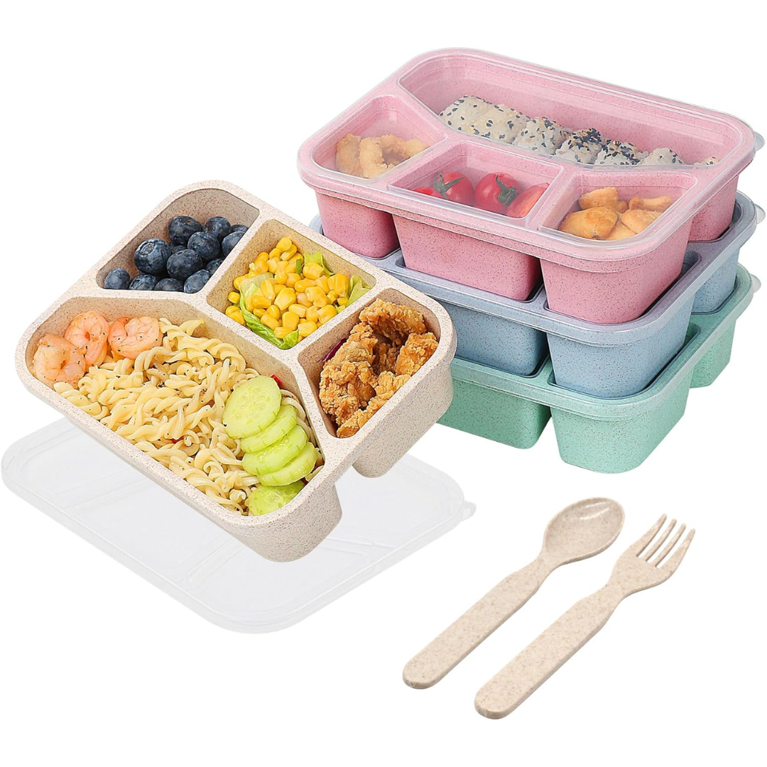 BentoBox Pro herbruikbare snackdoos 4-pack