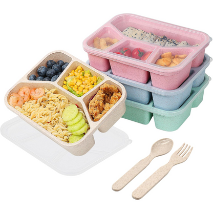 BentoBox Pro herbruikbare snackdoos 4-pack